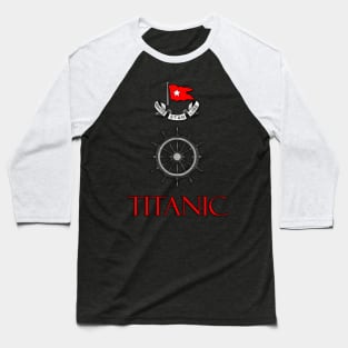 titanic white star line Baseball T-Shirt